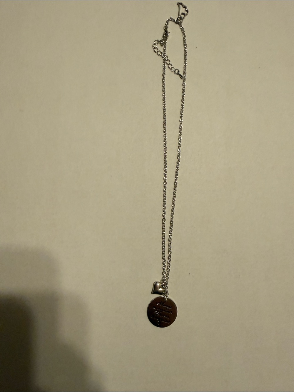 Disc Pendant Necklace - Women's Jewelry 4 in total with inspirational sayings